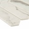 Msi Statuario Celano Picket 14 In. X 9.5 In. X 6 Mm Glass Mesh-Mounted Mosaic Tile, 15PK ZOR-MD-0314 - alternate 4